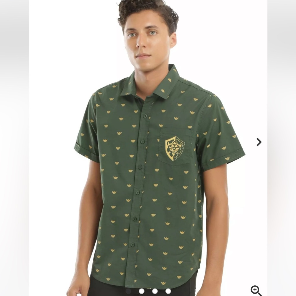 Legend of Zelda Hylian Button Down